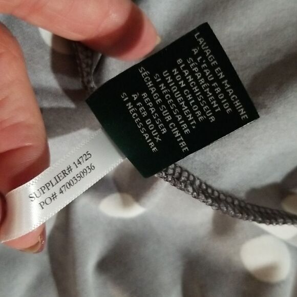 Ralph Lauren Vintage 50's style Grey Polka Dot round neck Sundress Dres NWT - Picture 16 of 16